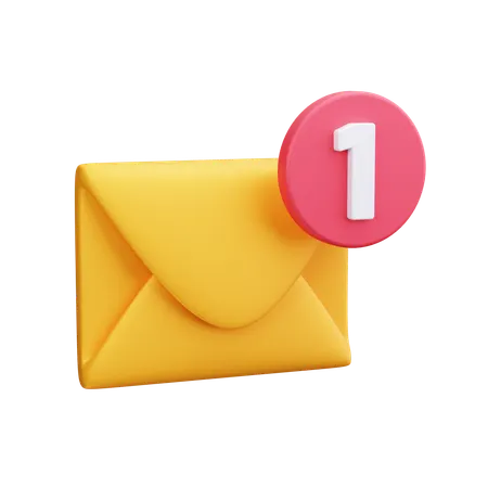 Mail Notification  3D Icon