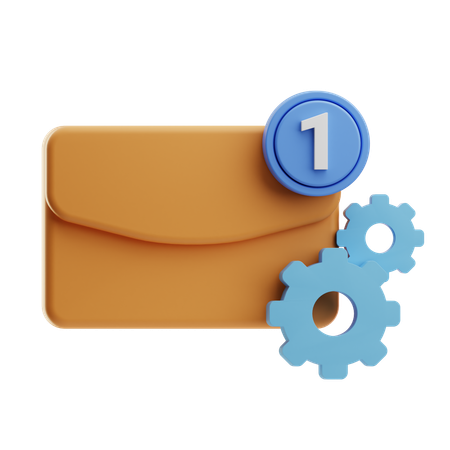 Mail Notification  3D Icon