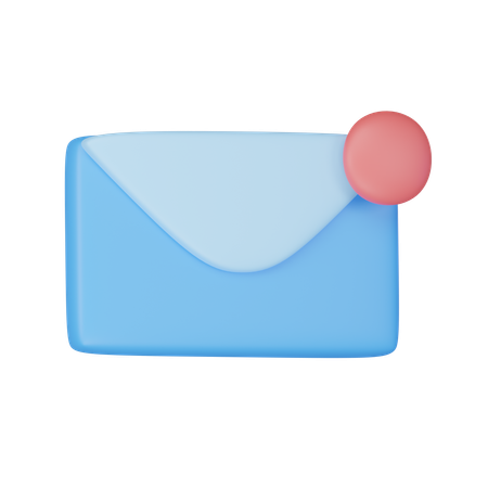 Mail Notification  3D Icon
