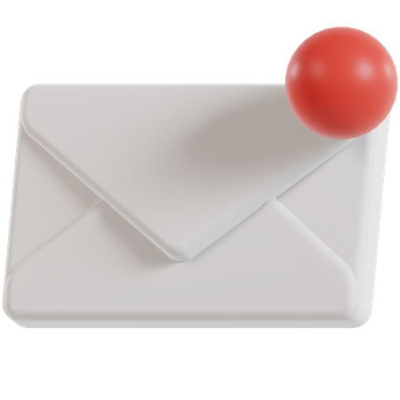 Mail Notification  3D Illustration