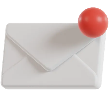 Mail Notification  3D Illustration