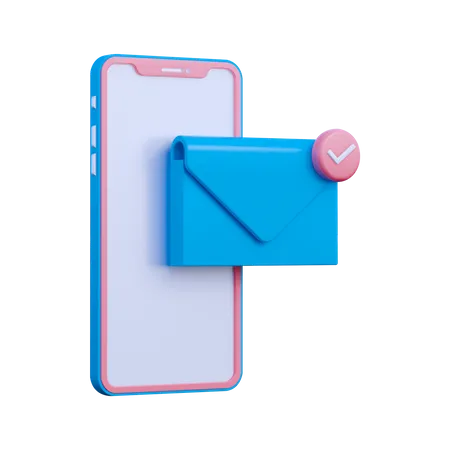 Mail Notification 3D Illustration