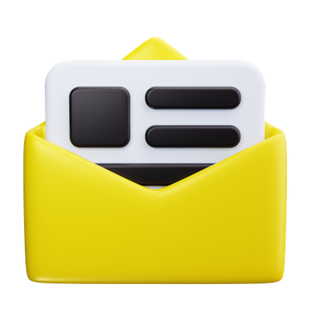 Mail öffnen  3D Icon