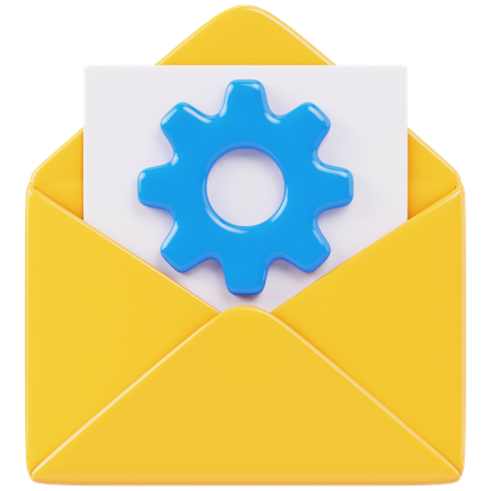 Mail Options  3D Icon