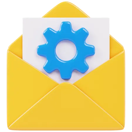 Mail Options  3D Icon