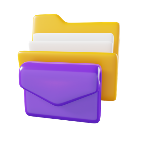 Mail-Ordner  3D Icon
