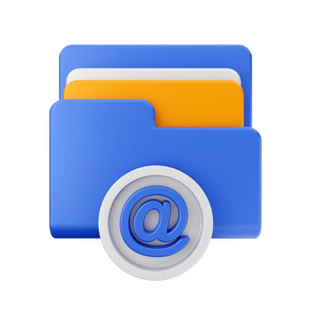 Mail-Ordner  3D Icon