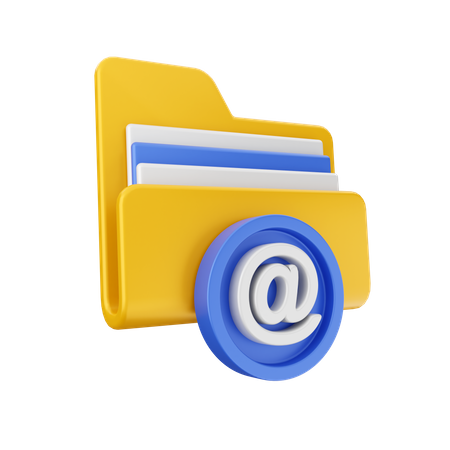 Mail-Ordner  3D Icon