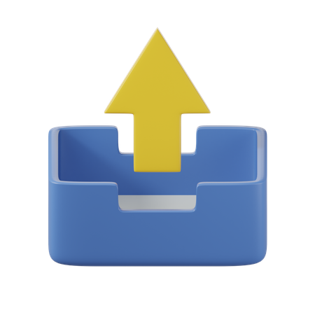 Mail Outbox  3D Icon