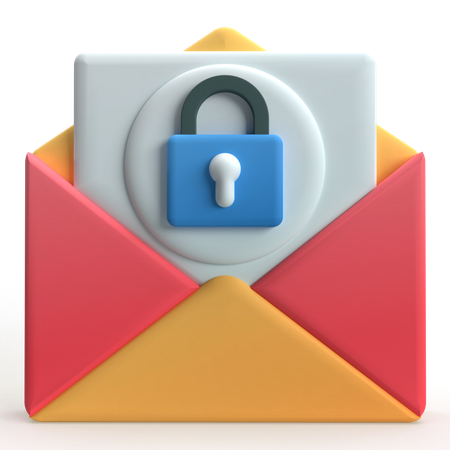 郵便南京錠  3D Icon
