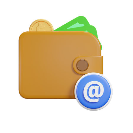 Mail Payment  3D Icon