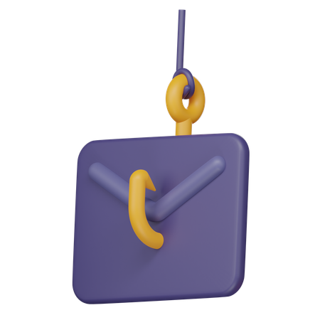 Mail Phishing  3D Icon