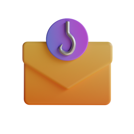 Mail Phising  3D Icon