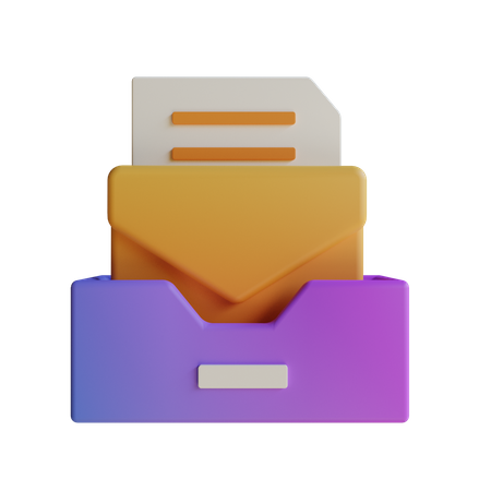 E-Mail-Posteingang  3D Icon