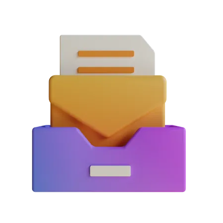 E-Mail-Posteingang  3D Icon