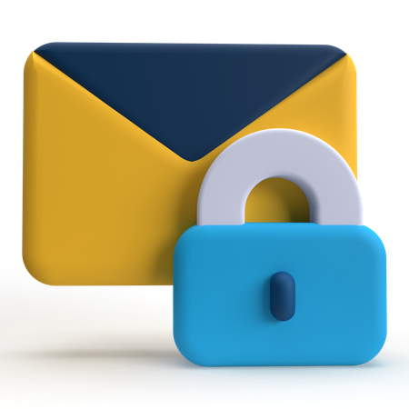 Privacidade de e-mail  3D Icon