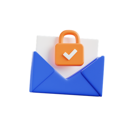 Mail Protection  3D Icon