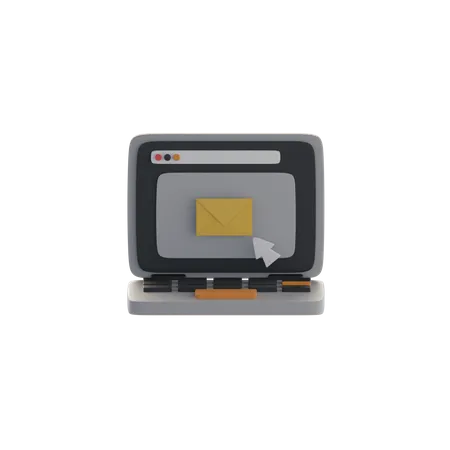 Mail read  3D Icon