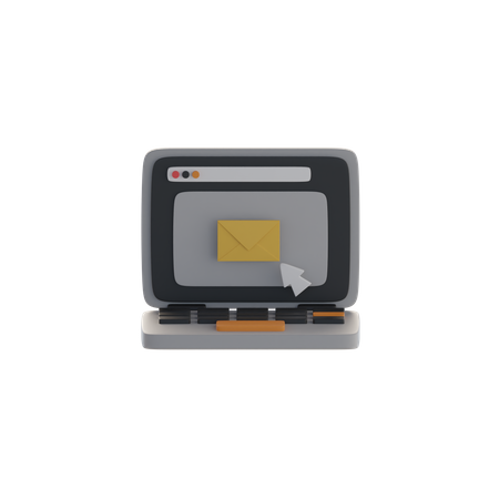Mail read  3D Icon