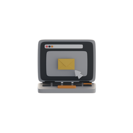 Mail read  3D Icon