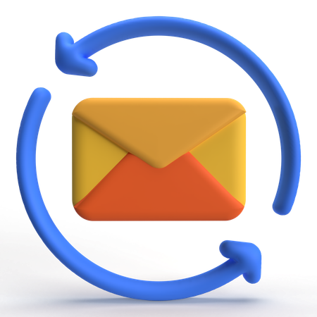 E-mail reenviar  3D Icon