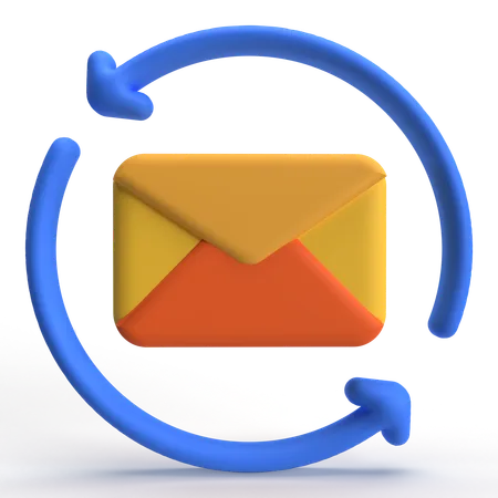 E-mail reenviar  3D Icon