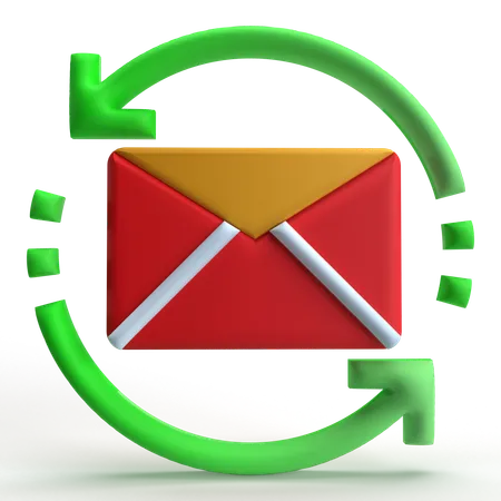 E-mail reenviar  3D Icon