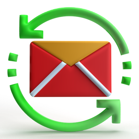 Renvoyer le courrier  3D Icon