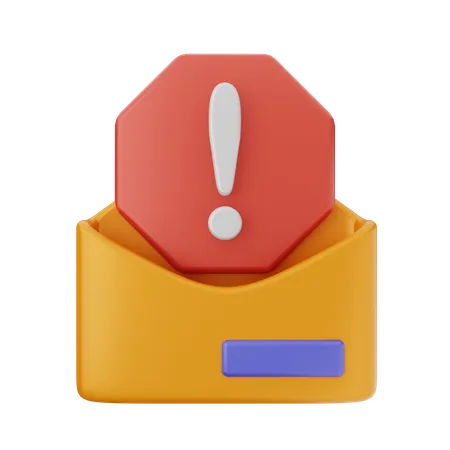 Mail Report  3D Icon