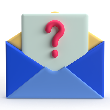 Mail Request  3D Icon