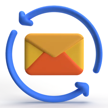 Mail Resend  3D Icon