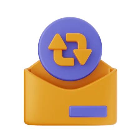 Mail Restore 3D Icon