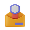 awarded email 3d logo