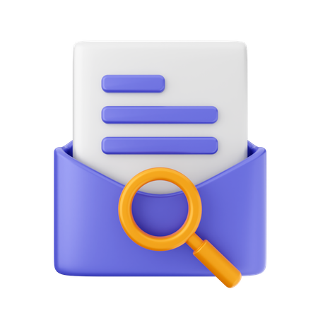 E-Mail-Scan  3D Icon