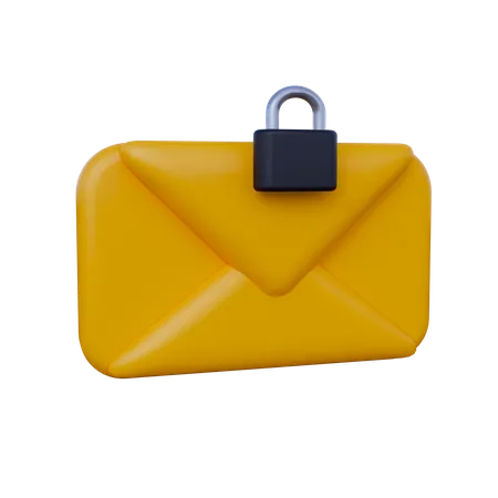 Sécurité du courrier  3D Icon