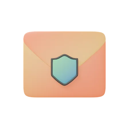 Security For Communication 3D Icon