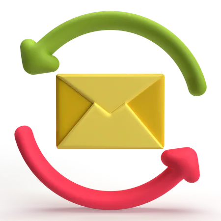 Mail Send  3D Icon