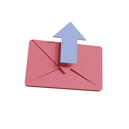 Mail Send  3D Illustration