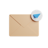 mail send 3d logos