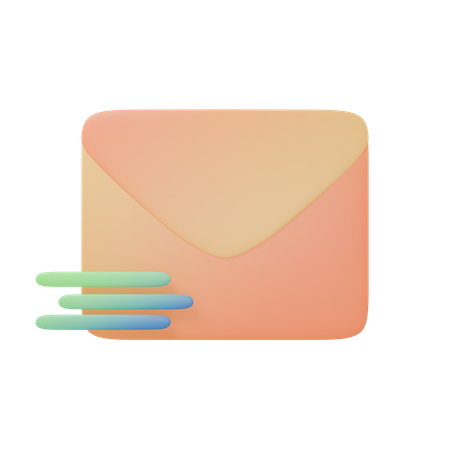 Mail Sent  3D Icon