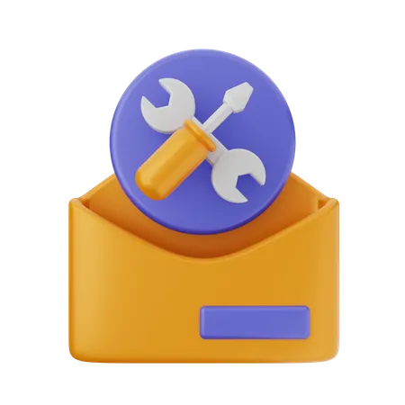 3 D Mail Email Message Icon Illustration 3D Icon
