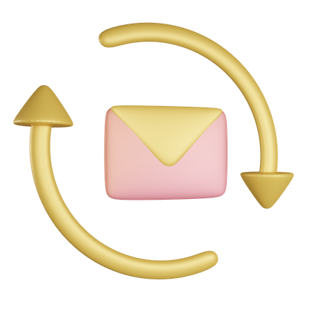 Mail Sharing  3D Icon