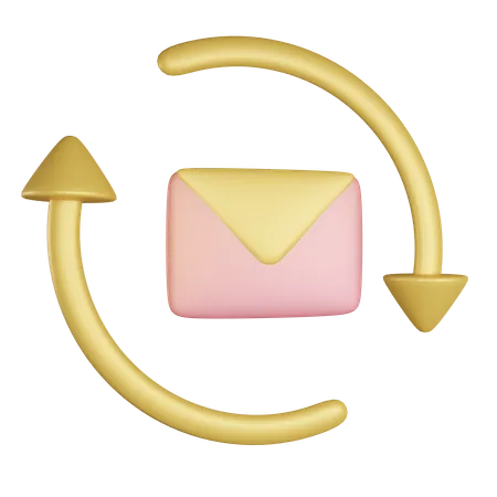 Mail Sharing  3D Icon