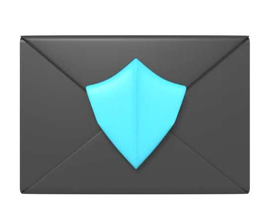 Mail Shield  3D Icon