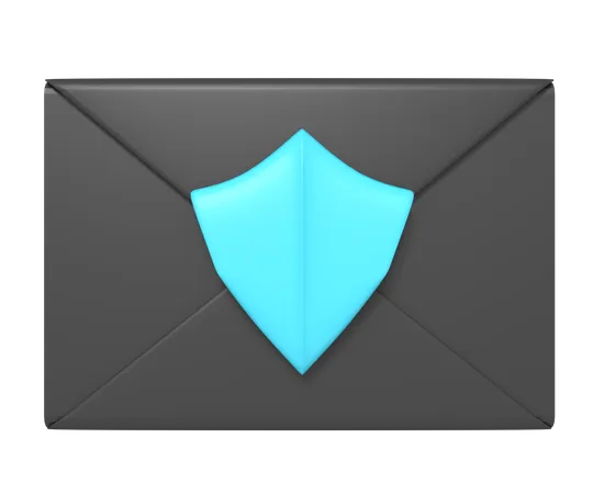Envelope Shield Security 3D Icon