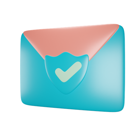 Mail-Sicherheit  3D Icon