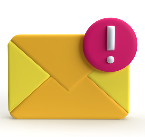 Mail Spam  3D Icon