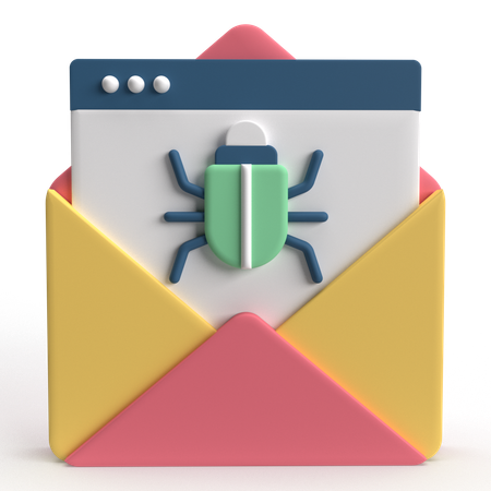 Mail Spam  3D Icon