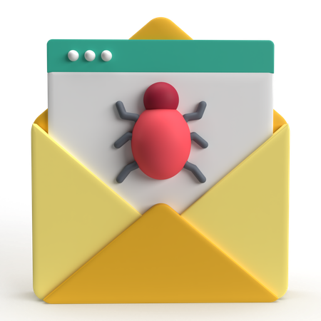 Mail Spam  3D Icon