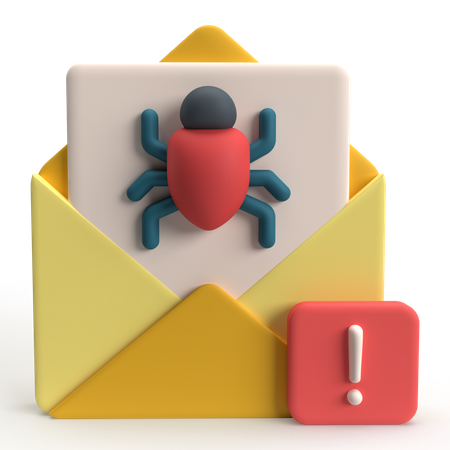 Mail Spam  3D Icon